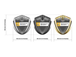 Renault Emblem Fender Badge Durable Stylish Design